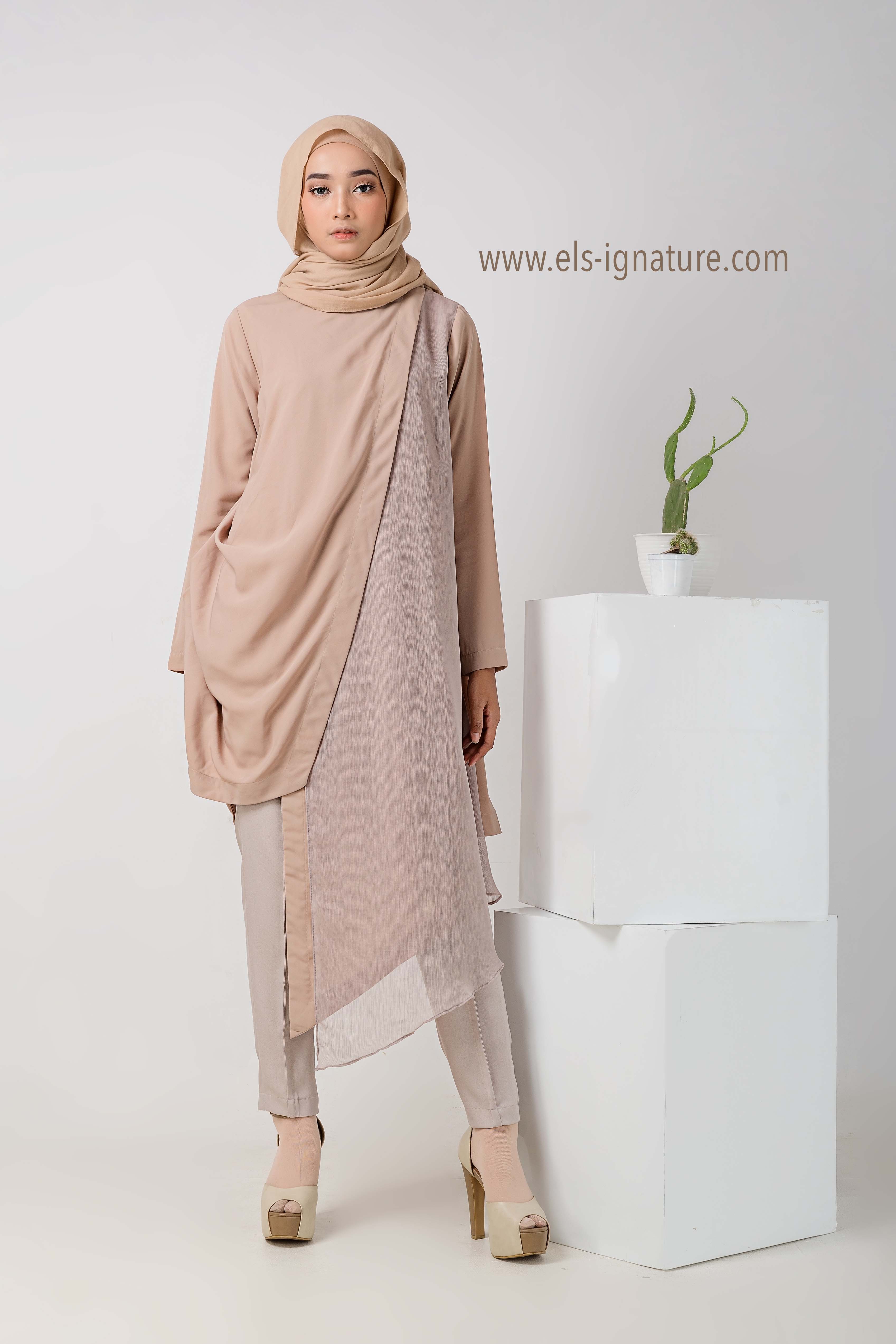 Carra Tunic Light Brown 