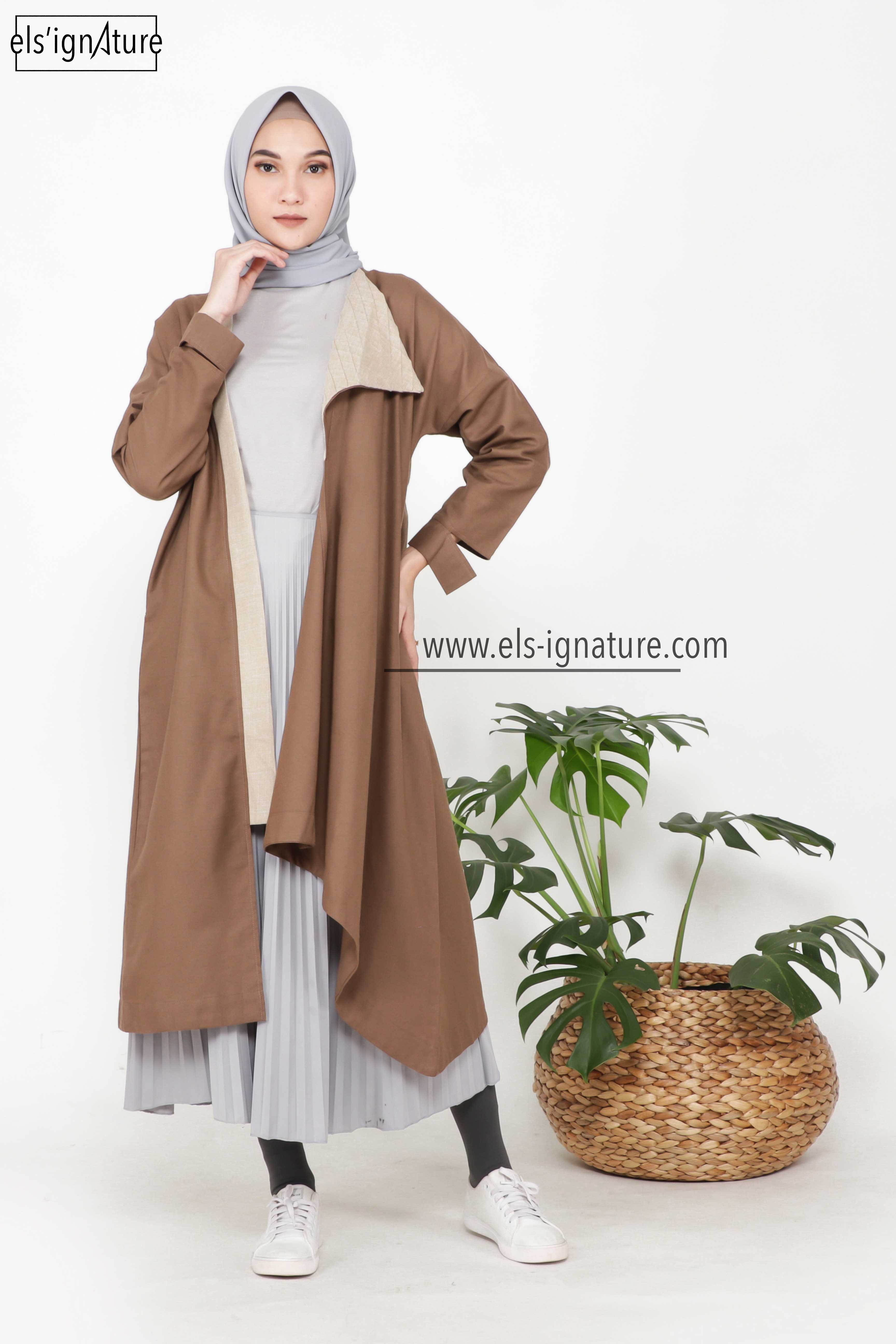 Pippa Long Outer Brown