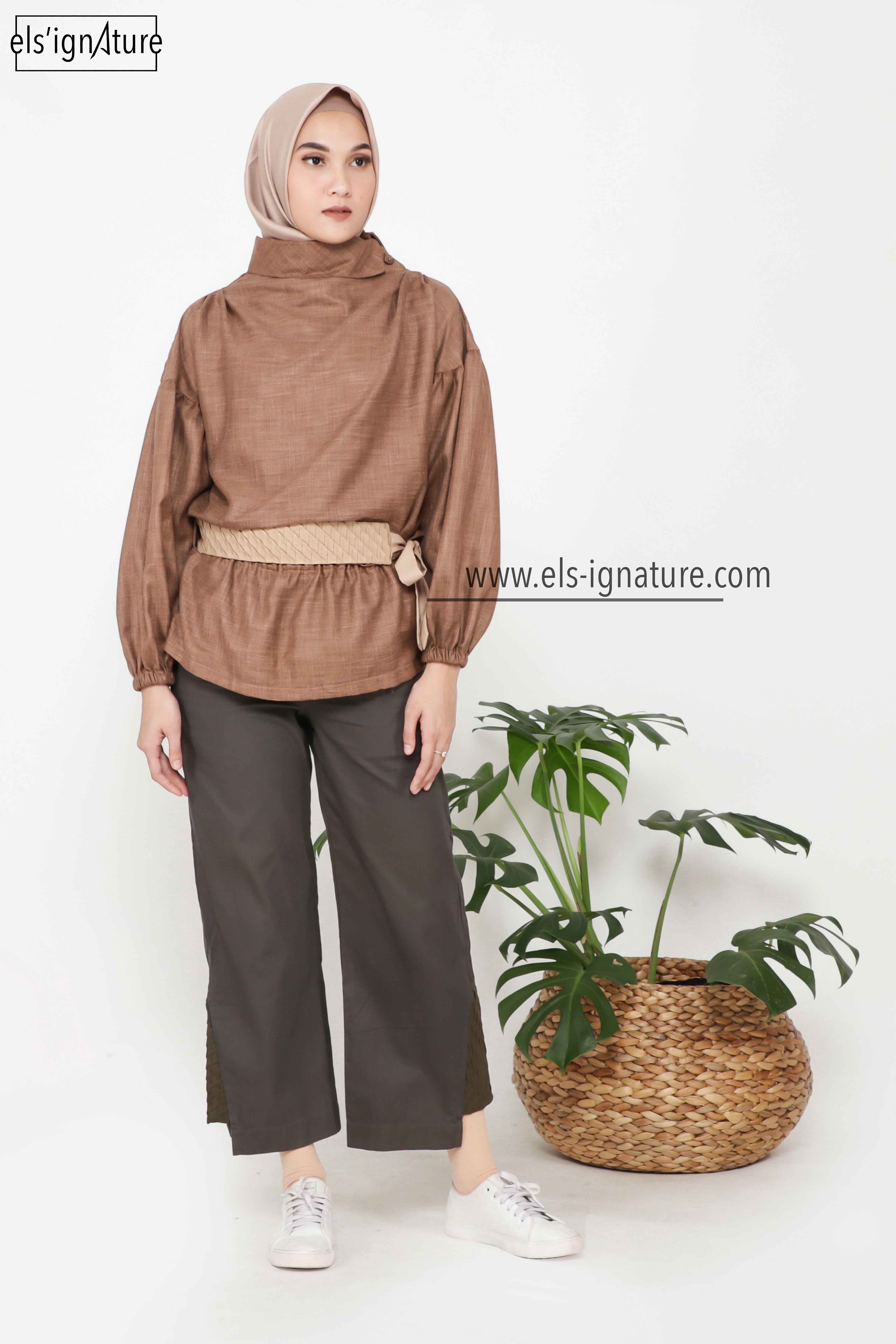 Sabi Blouse Dark Brown