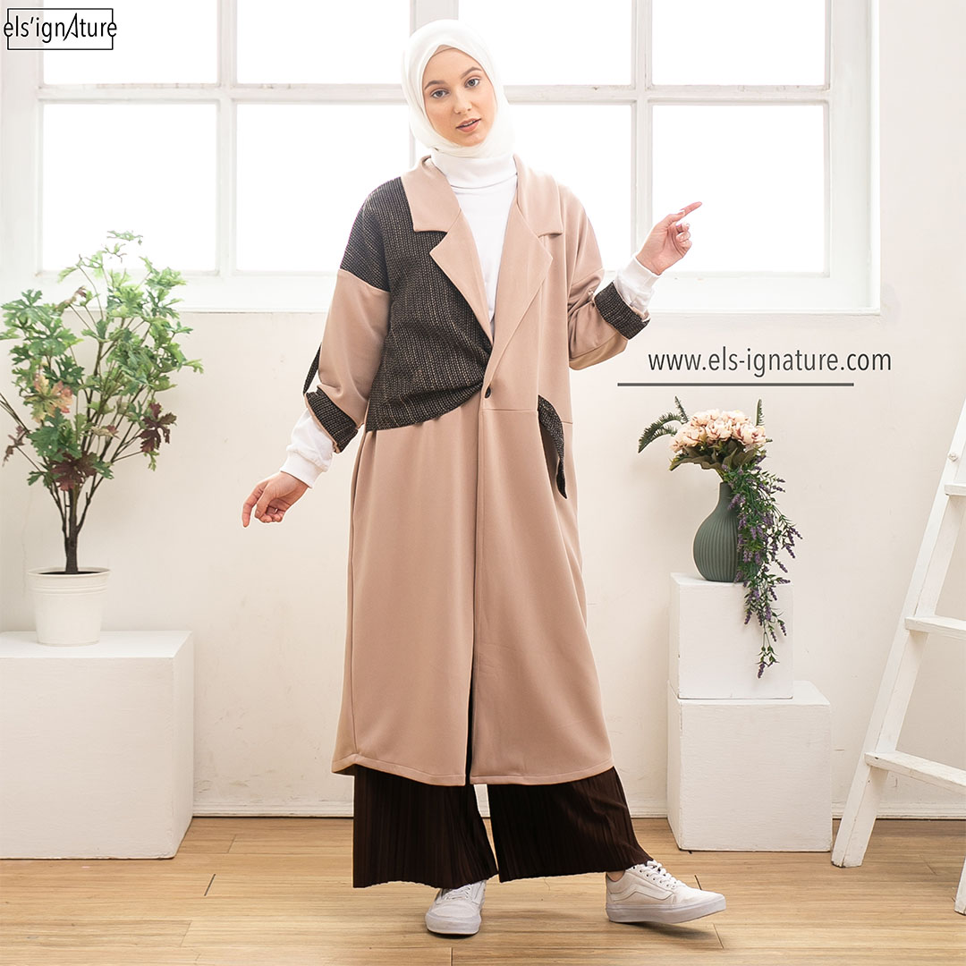 Xavia Long Coat Beige